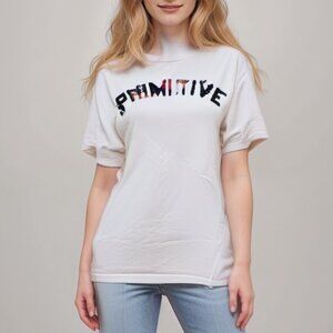 Primitive Graphic T-shirt Men Adult White SZ-M
